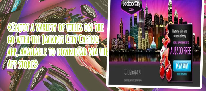 Jackpotcitycasino app