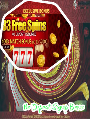 Sign up bonus no deposit casino